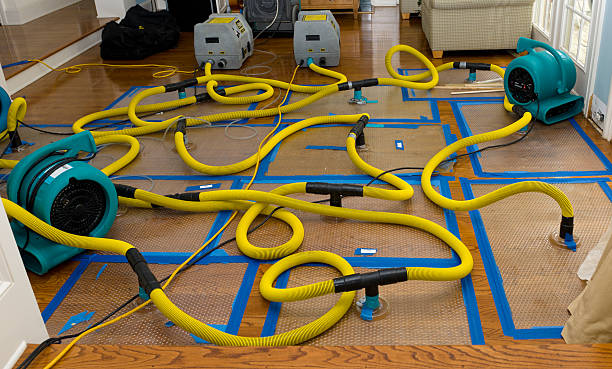 Professional Flood Damage Restoration technician working in Princeton, NJ